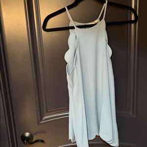 Entro Sky Blue Strappy Top